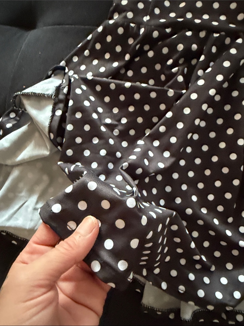 🖤 Polka Dot Skater Skirt by Lavish / Daisy Corsets 🖤 - Picture 3 of 3